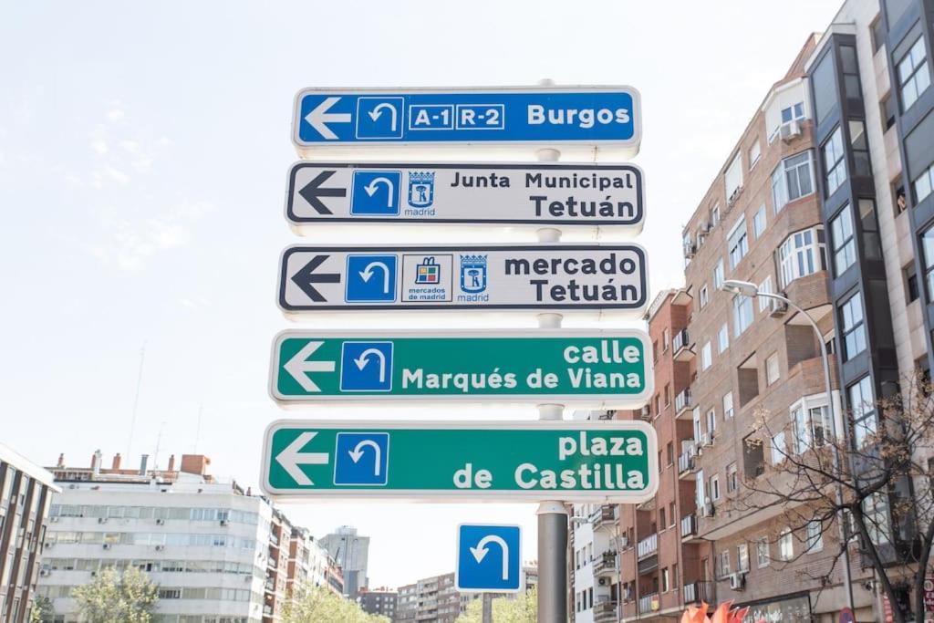 Encantador Apartamento Reformado En Tetuan By Bebalmy Madrid Exteriör bild